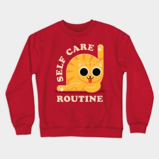 Self Care Routine Crewneck Sweatshirt